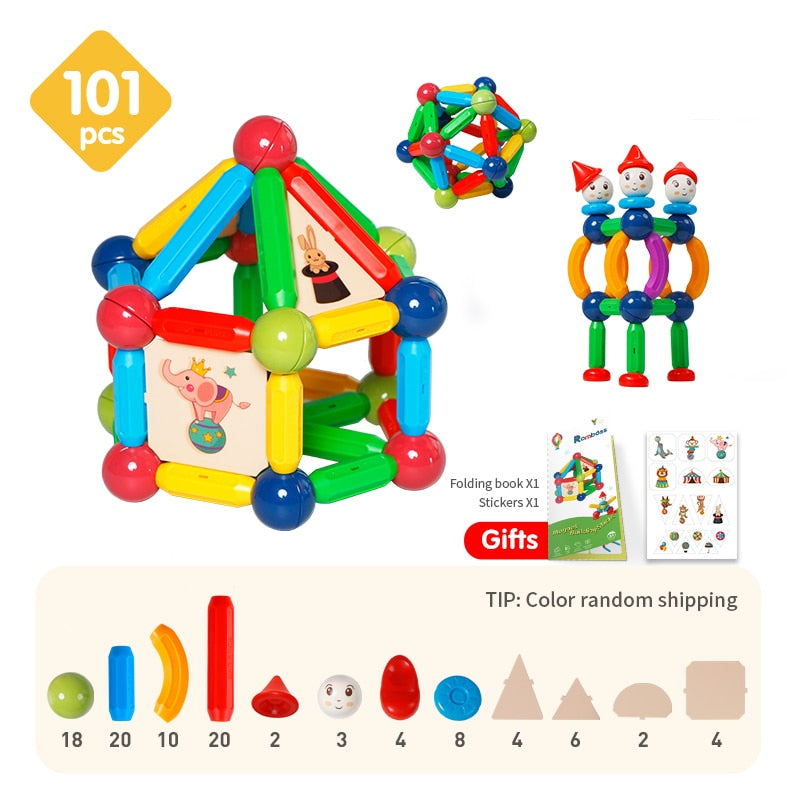 Jeu de construction magnétique | MagiBuild™