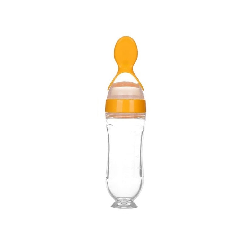 Biberon-chargeur cuillère silicone | BabySpoon-Bottle™