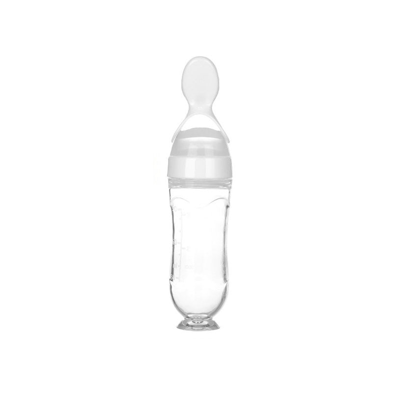Biberon-chargeur cuillère silicone | BabySpoon-Bottle™