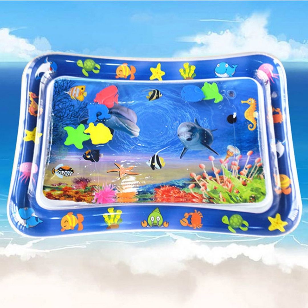 Tapis interactif d'eau gonflable | Baby AquaFun™